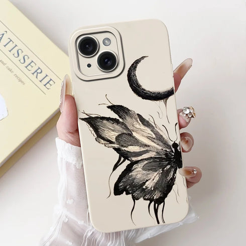 Jueeboy Protective Soft Silicone Phone Case – Cute and Artistic Designs for iPhone 14 Series