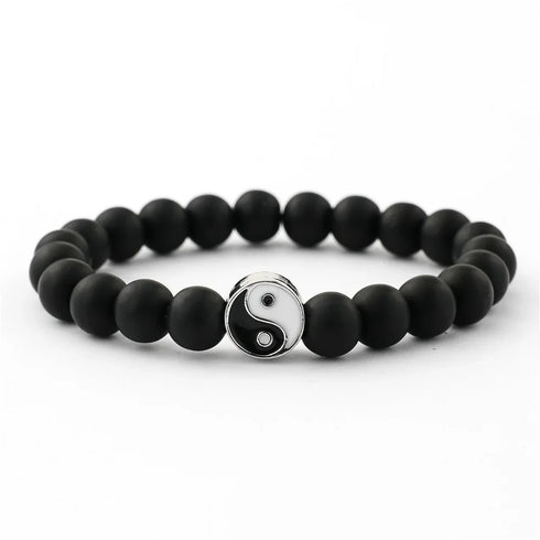 Delysia King Unisex Yin Yang Bracelet-Trendy Tai Chi Bracelet