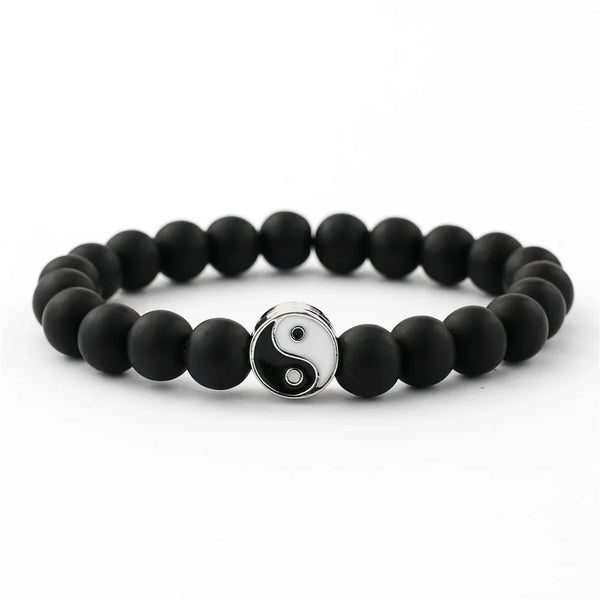 Delysia King Unisex Yin Yang Bracelet-Trendy Tai Chi Bracelet