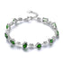 Natural Chrome Diopside Sterling Silver Bracelet – 5.2 Carats Gemstone Jewelry for Women
