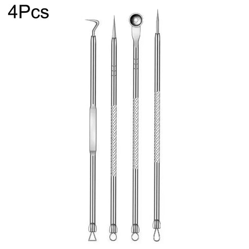4–11 Piece Ingrown Hair and Blackhead Removal Tool Set – Professional Acne Extractor Needles and Pore Cleansing Kit for Deep Facial Skin Care
