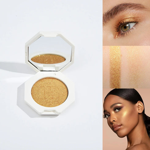 Multi-Color Smooth Glitter Powder for Contouring and Radiant Glow, Long-Lasting and Easy to Wear