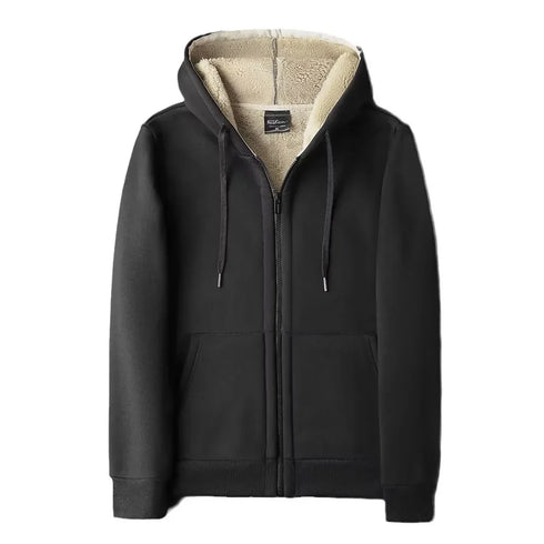 Men's Winter Thickened Fleece-Lined Cotton Coat | Hooded Plus-Size Warm Parka Jacket