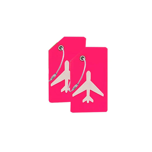 2pcs Name ID Card Silicone Travel Luggage Tag Suitcase Travel Accessories Quickly Discover Luggage Tag Name Baggage Information