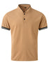 New Men's Short-Sleeved Polo Shirt-Summer Stand Collar T Shirt