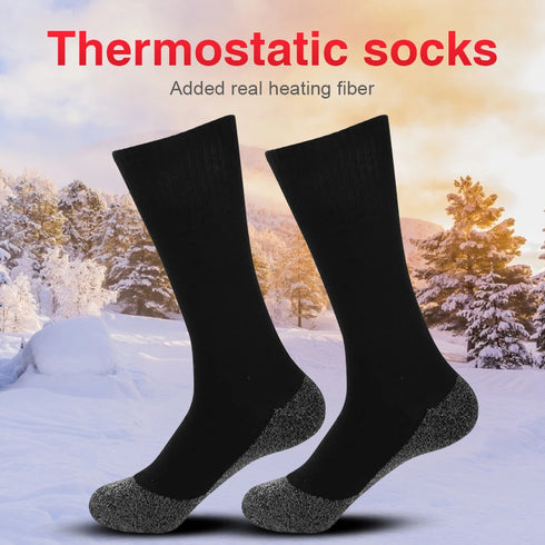 Self-Heating Thermal Socks - Acetate Fiber Breathable Compression Stockings for Women, Warm Winter Ski & Outdoor Socks