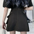 Punk Style Lace-Up Mini Skirt - Edgy A-Line Design for All Seasons
