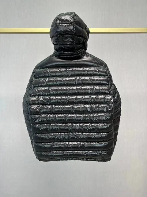 Men's Winter Splicing Casual Jacket – White Duck Down Short Outerwear