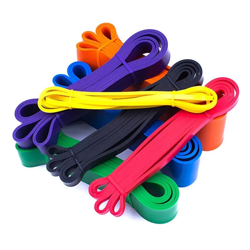 Latex Stretch Resistance Bands - Elastic Pull Up Assist Bands for Home Workout
