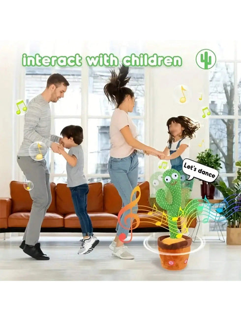 Dancing Talking Cactus Toys For Baby Boys And Girls- Singing Mimicking Recording Repeating