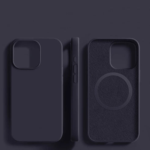 Liquid Silicone Magnetic Cases For iPhone 15 14 11 13 12 Pro Max Plus For Magsafe Case Wireless Charge Cover Phone Accessories