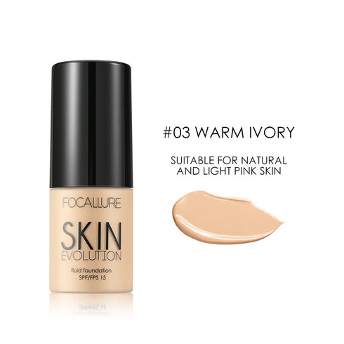Full Coverage Liquid Foundation Cream - Oil-Control, Moisturizing, Waterproof, Sunblock Makeup Base - Lightweight, Hydrating Formula for Smooth and Radiant Skin
