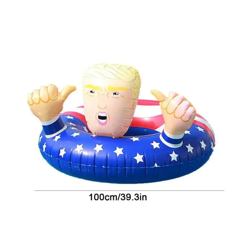 American Flag Swimming Ring-Trump Pool Ring-Inflatable Swimming Pool Floating Ring