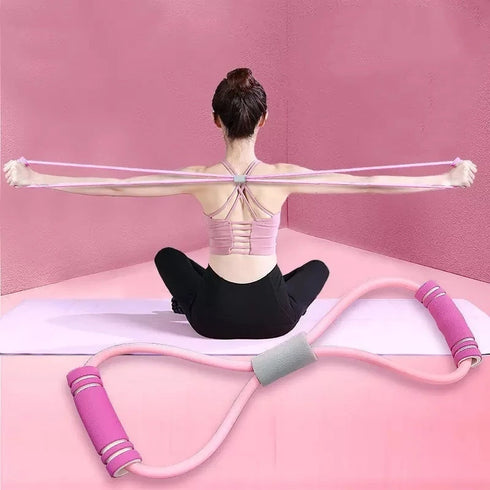 Foam Resistance Bands – Rubber Pull Rope for Yoga & Fitness - Home Training Equipment
