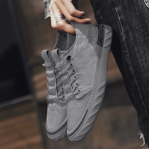 Men Comfort Canvas Shoes- Breathable Sneakers