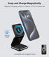 3 In 1 Foldable Magnetic Wireless Charging Station Aluminum Alloy