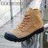Waterproof Men's Casual Sneaker: Lace-up Canvas Shoes