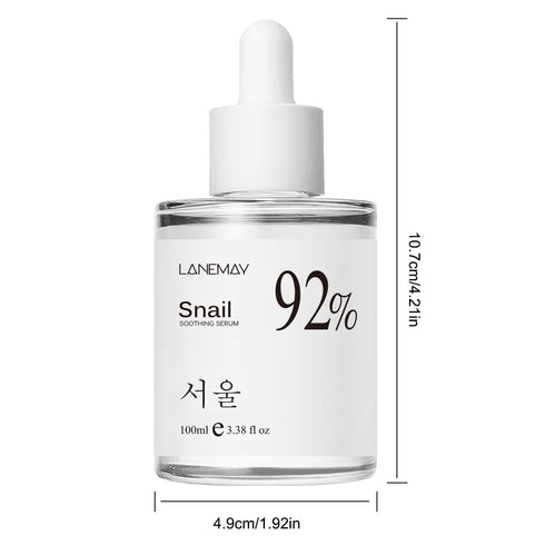 Snail Facial Essence – 100ml Multi-Function Skin Hydrating and Moisturizing Serum with 92% Snail Secretion Filtrate for Enhanced Skin Repair and Smoothness
