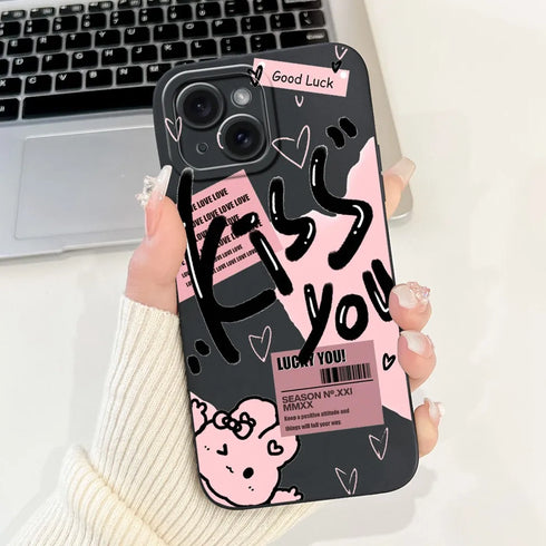 Jueeboy Protective Soft Silicone Phone Case – Cute and Artistic Designs for iPhone 14 Series