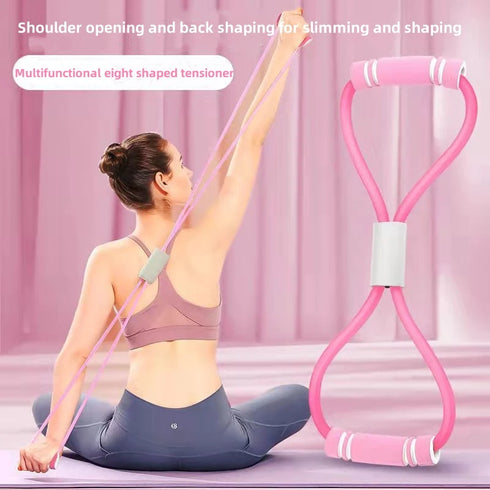 Foam Resistance Bands – Rubber Pull Rope for Yoga & Fitness - Home Training Equipment
