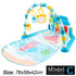 Kick and Play Piano Tummy Time Mat – Multi-Stage Baby Gym with Music & Lights