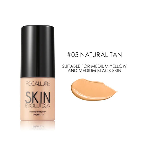 Full Coverage Liquid Foundation Cream - Oil-Control, Moisturizing, Waterproof, Sunblock Makeup Base - Lightweight, Hydrating Formula for Smooth and Radiant Skin