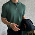 2024 Short Sleeve Polo Shirt for Men-New Summer Solid Loose Top