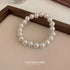 Elegant Simulated Pearl Beaded Bracelet for Women – Adjustable, Classic Style, Perfect for Any Occasion