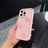 3D Pink Butterfly Silicone Soft Phone Case | Shockproof, Matte Anti-Glare Candy Cover for iPhone 16, 15, 14, 13, 12, 11 Pro Max, XS, XR, X, 8 Plus, 7, SE