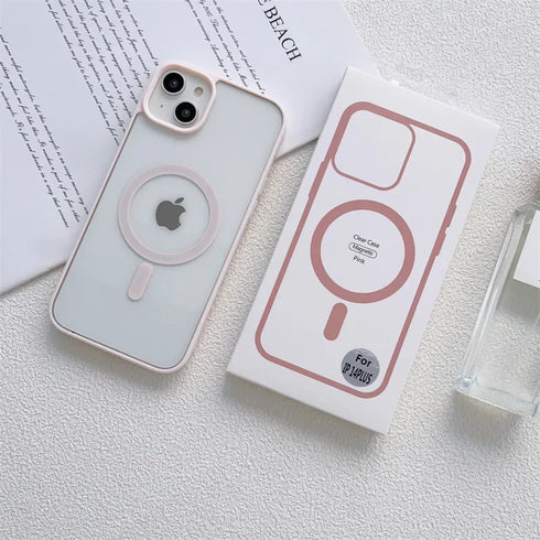 IPhone Original Clear Magsafe Phone Case-Wireless Charging Cover For iPhone