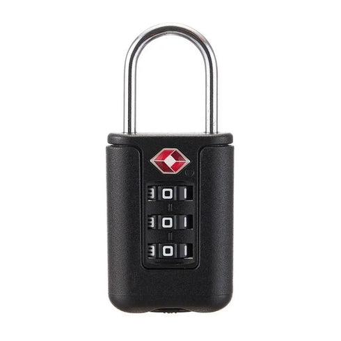 Anti-theft 3 Digit Combination Lock TSA Customs Password Lock Suitcase Luggage Coded Lock Cabinet Lock Contrast Color Padlock