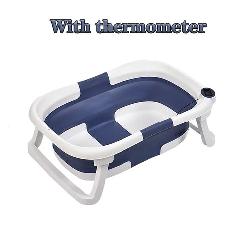 Thermosensitive Antibacterial Folding Baby Bathtub – Portable & Multi-Functional