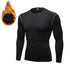 Men Undershirts Thermal Underwear Thin Fleece Elastic Compression Fitness For Winter  Wear