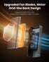 Electric Fan Heater with 3 Speed Settings and Portable Design (1200W-2000W)