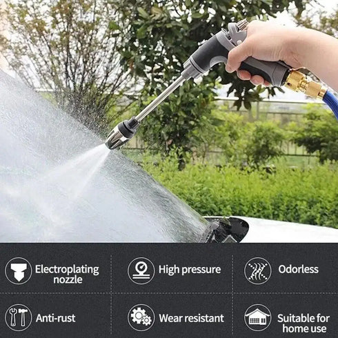 Turbowasher Power Blaster - High-Pressure Cleaner for Garden Hoses, Long Rod Car Wash Gun