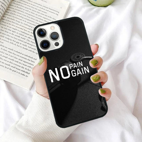 Gym Bodybuilding Phone Case For iPhone SE 15 14 X XR XS 11 12 13 6 7 8 - Cover Shell Coque