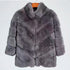 Luxurious Women’s Real Rex Rabbit Fur Coat – Perfect Winter Warmth and Style