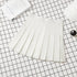 Women's Korean-Style High Waist Pleated Mini Skirt - Slim Fit A-Line Preppy Skirt for All Seasons