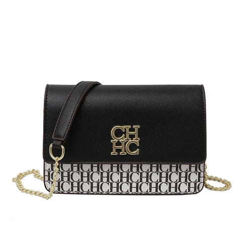 Classic Multi-Embossed Ladies Crossbody Bag – Fashionable Luxury Shoulder Handbag with Appliques and Sequined Details