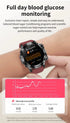 Smartwatch ECG+PPG Fitness Tracker Health Monitoring- Waterproof Voice Assistant