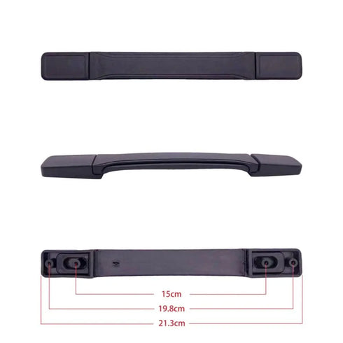 1Set Luggage Handle Trolley Handle Suitcase Handle Bag Handle Replacement Universal Travel Black Luggage Bag Handle Grip