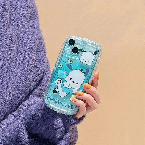 Cartoon Animal Anime TPU Phone Case – Anti-Scratch, Dustproof, Shock-Absorbing Protective Cover for iPhone and Smartphones