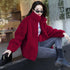 Women's Winter Coral Fleece Warm Jacket – Stand Collar, Thick Plush Overcoat with Zipper & Pockets