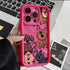 Funny Cats Graffiti Dog Soft Case for iPhone – Matte Anti-Scratch, Anti-Fingerprint Half-Wrapped Cover for iPhone 15 Pro Max, 14, 13, 12, 11, XS, XR, 7, 8 Plus, SE 2