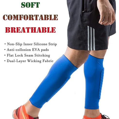 Shin Guard Compression Sleeves – Advanced Leg Support for Sports & Injury Prevention