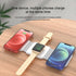 3 in 1 Foldable Magnetic Wireless Chargers-Portable Fast 15W Wireless Charger-for iPhone/Apple Watch/AirPods