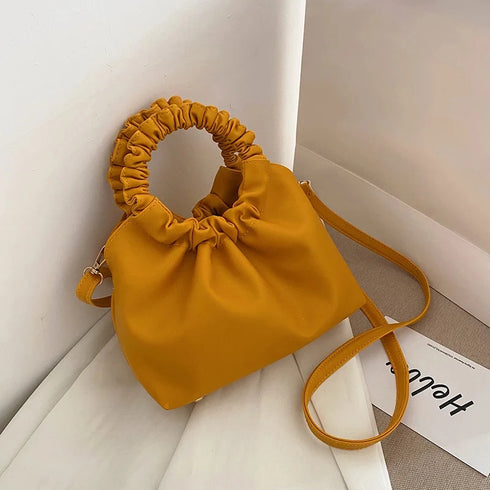 Luxury Design Hobo Bag - PU Leather Daily Handbag for Women