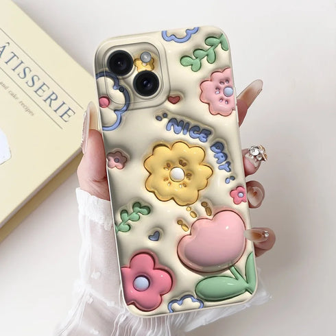 Jueeboy Protective Soft Silicone Phone Case – Cute and Artistic Designs for iPhone 14 Series