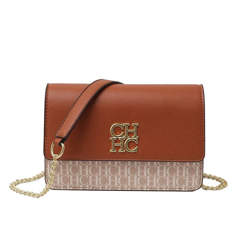 Classic Multi-Embossed Ladies Crossbody Bag – Fashionable Luxury Shoulder Handbag with Appliques and Sequined Details