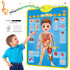 Interactive ABC Learning Poster for Kids – Educational Alphabet, Numbers, & Music Wall Chart for Toddlers & Preschoolers
